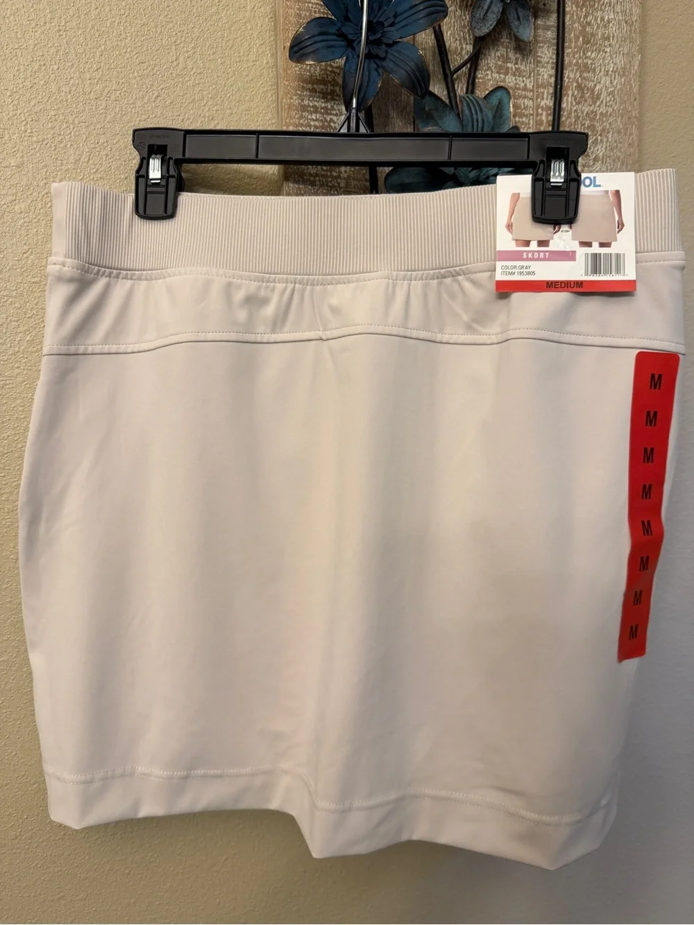 32 Degrees Cool Grey Athletic Skort Womens M NWT